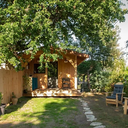 Joli En Bois A 7 Mn Des Plages Du Bassin D'arcachon * 安德诺莱斯贝恩